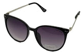 Lente De Sol Tommy Hilfiger Ol475 Redondo Gris Negro Plateado