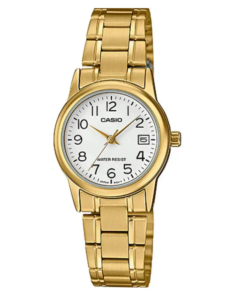 RELOJ CASIO DAMA  LTP-V002G-7B2UDF