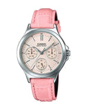RELOJ DAMA CASIO ROSADO LTP-V300L-4AUDF