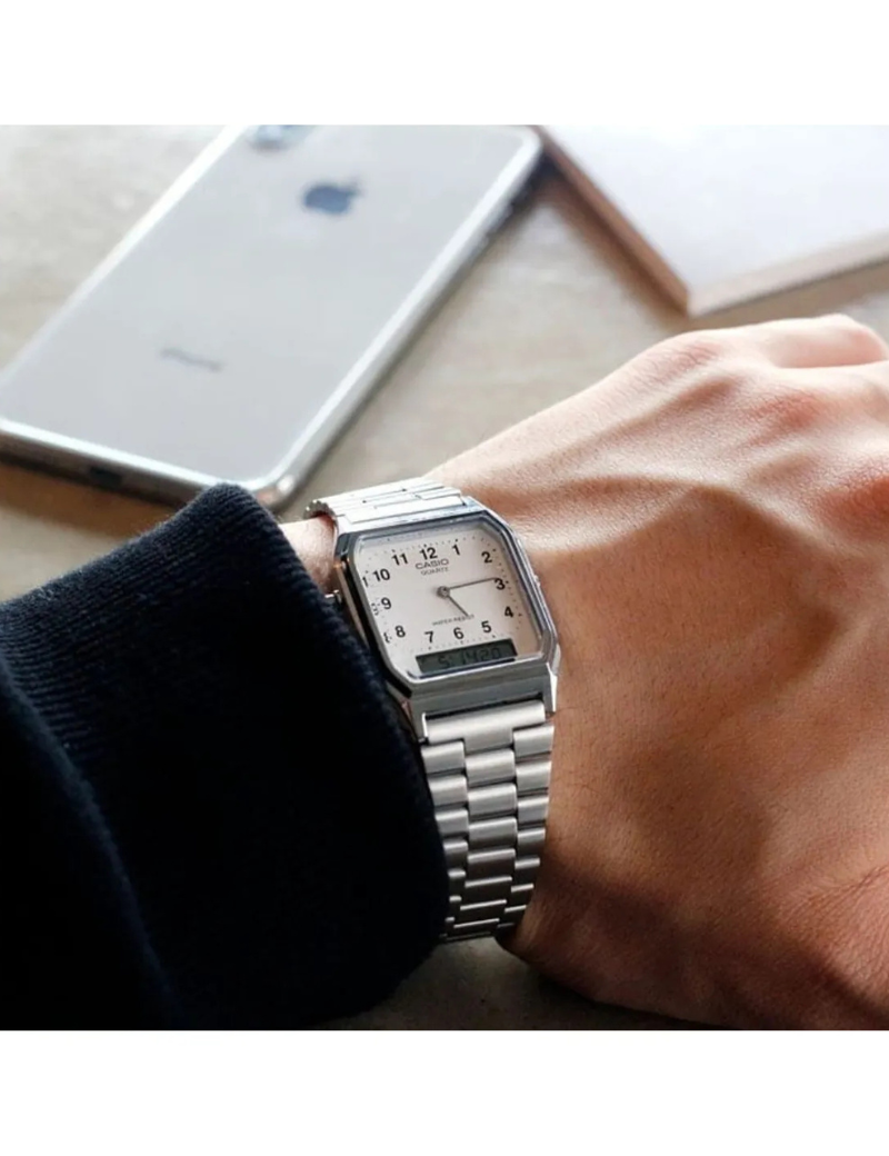 RELOJ UNISEX CASIO VINTAGE AQ-230A-7MB