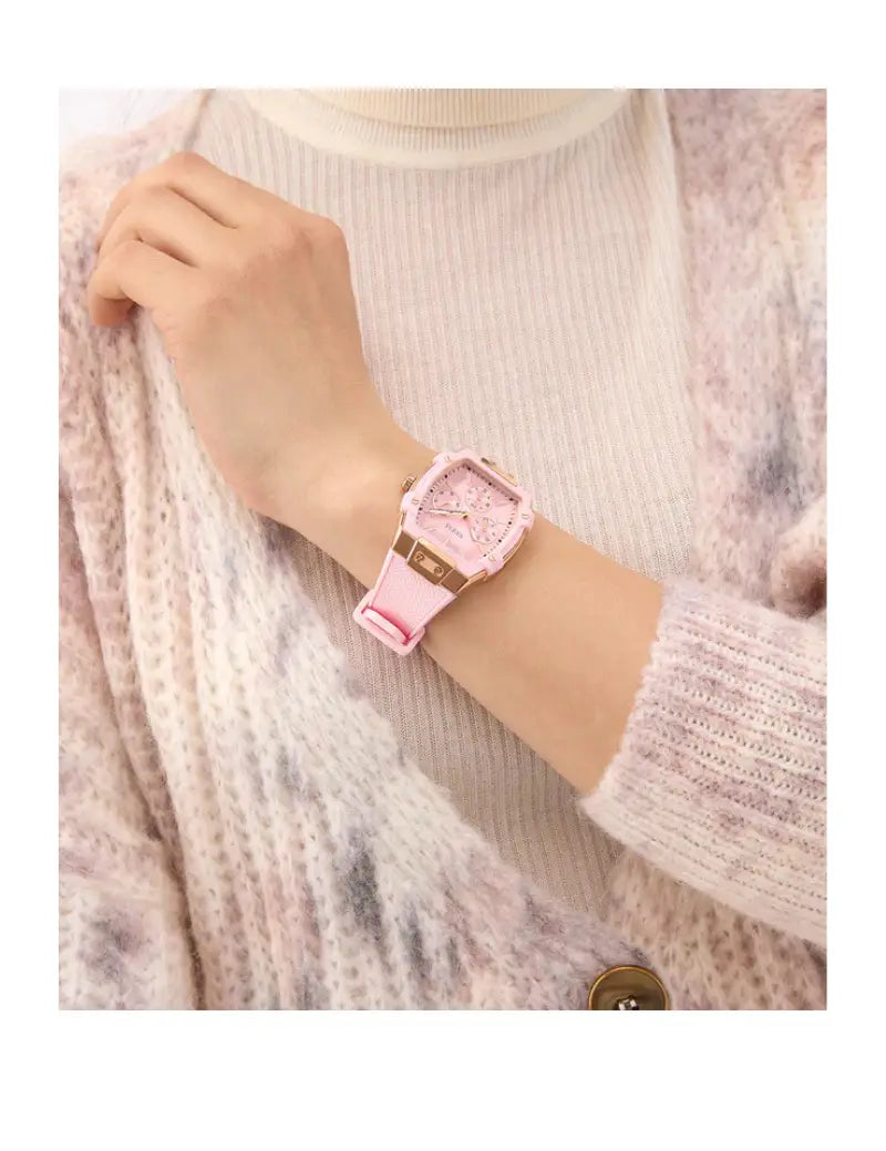RELOJ DAMA GUESS SPARK LINK PINK GW0032L7