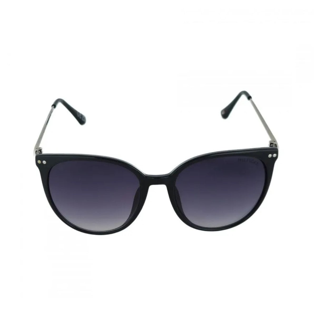 Lente De Sol Tommy Hilfiger Ol475 Redondo Gris Negro Plateado